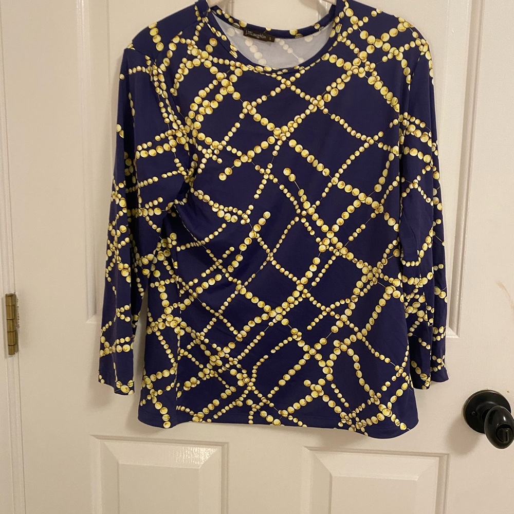 J. McLaughlin Long Sleeve Blouse Size Small S